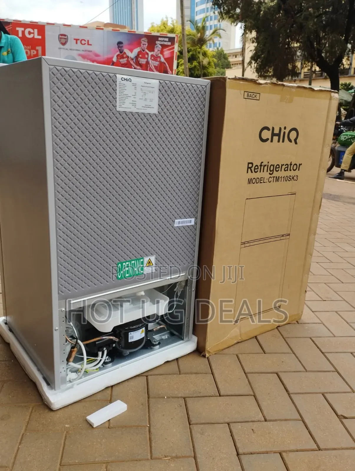 Chiq 110l Double Door Medium Size