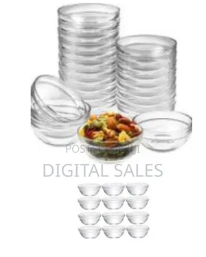 Luminarc 100 Ml 12 PCS Stackable Mini Glass Ramekins Bowls