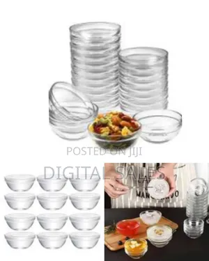Luminarc 100 Ml 12 PCS Stackable Mini Glass Ramekins Bowls
