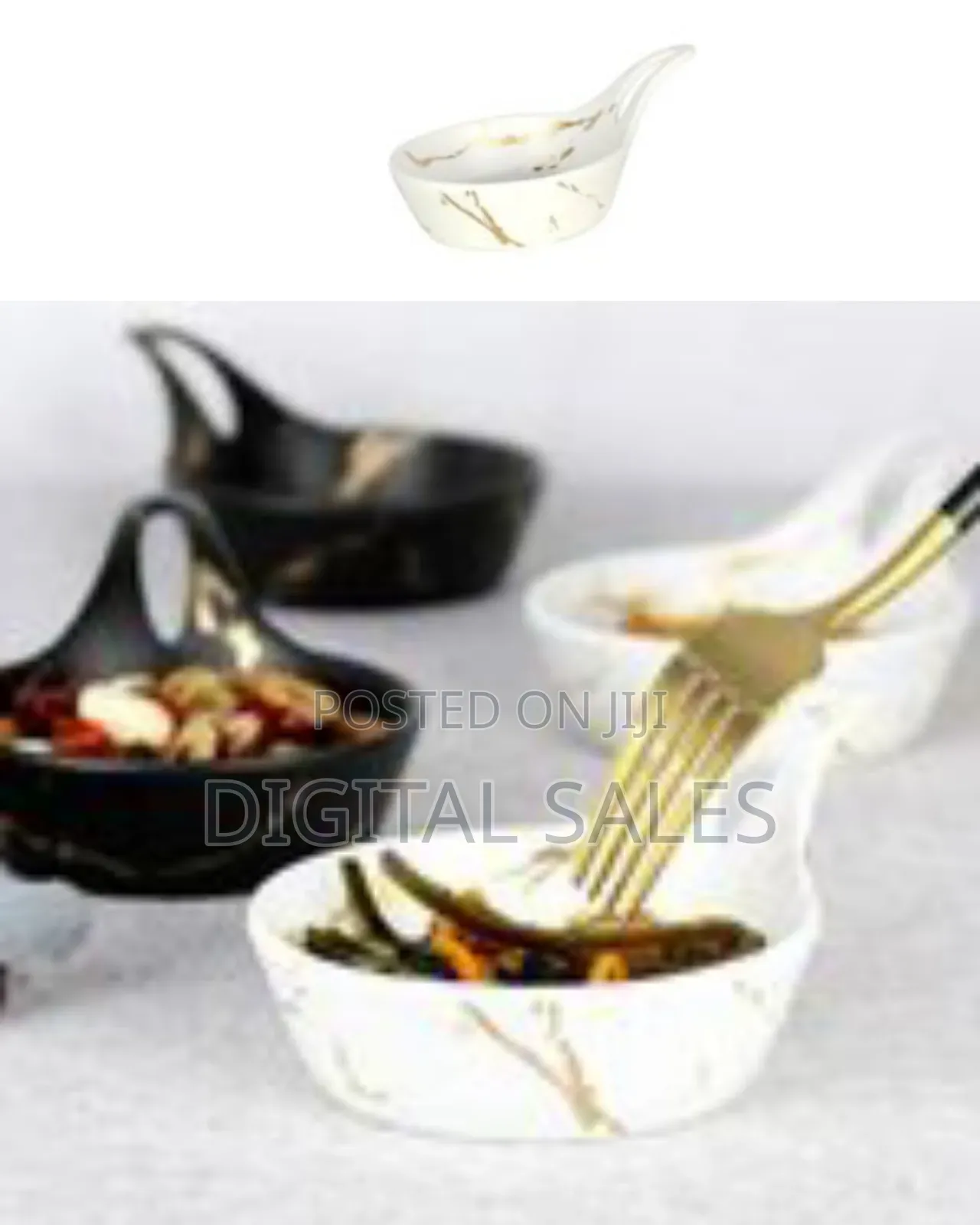 6 Piece of Ceramic Plate Small Round Dessert Salad