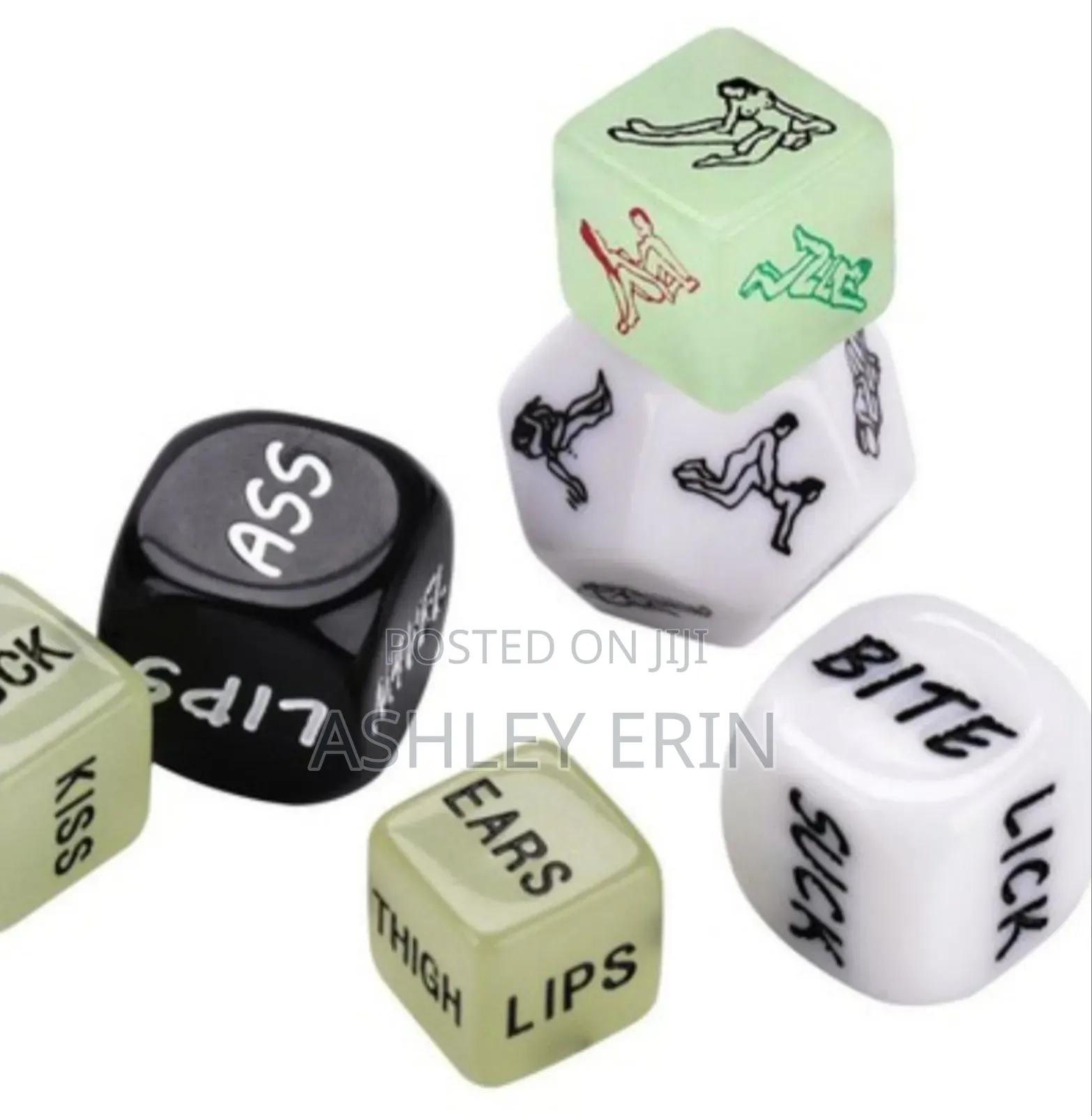 6pcs Couple Game Dices