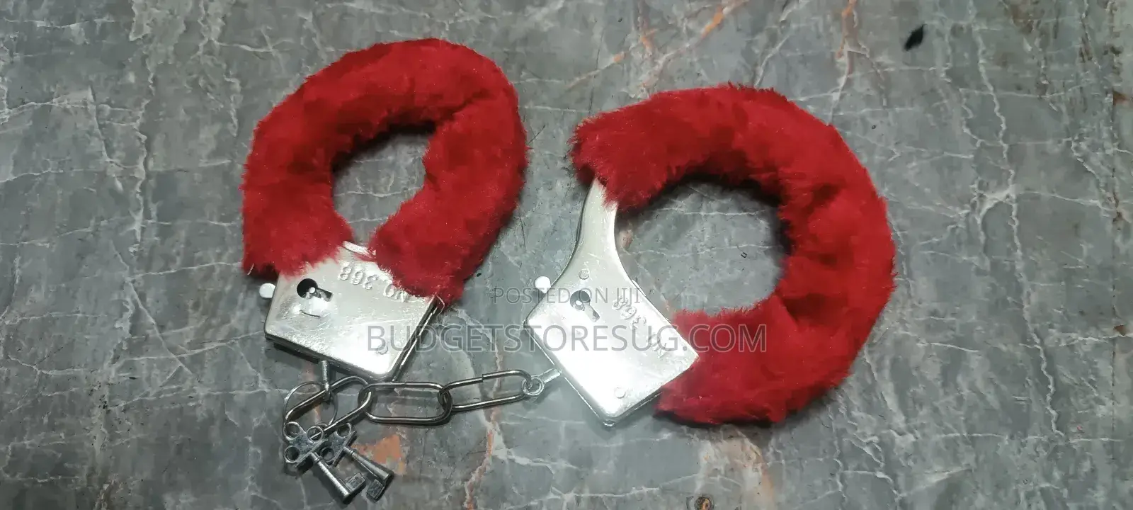 Plush Handicuffs Red