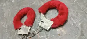 Plush Handicuffs Red