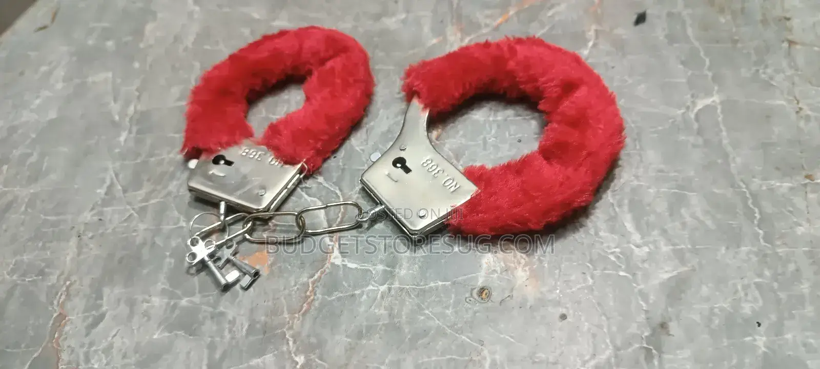 Plush Handicuffs Red