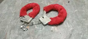Plush Handicuffs Red