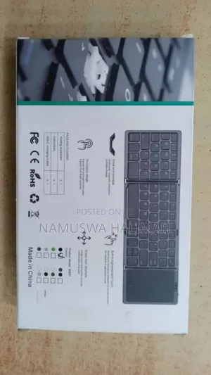 Foldable Bluetooth Keyboard With a Touchpad.