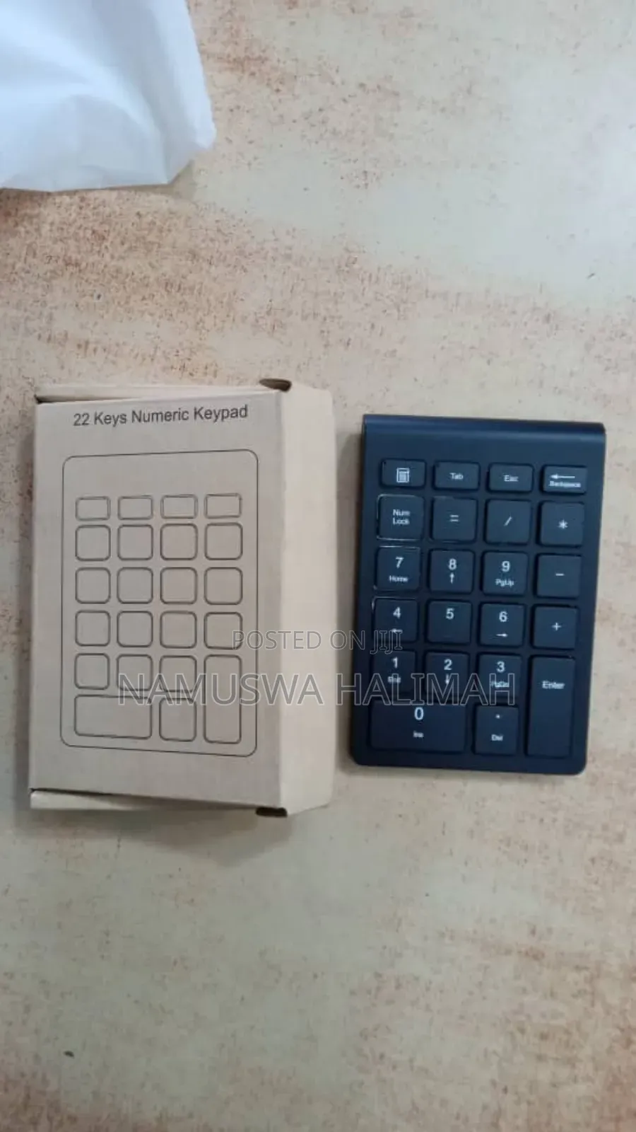 22-Key Wireless Numeric Keypad