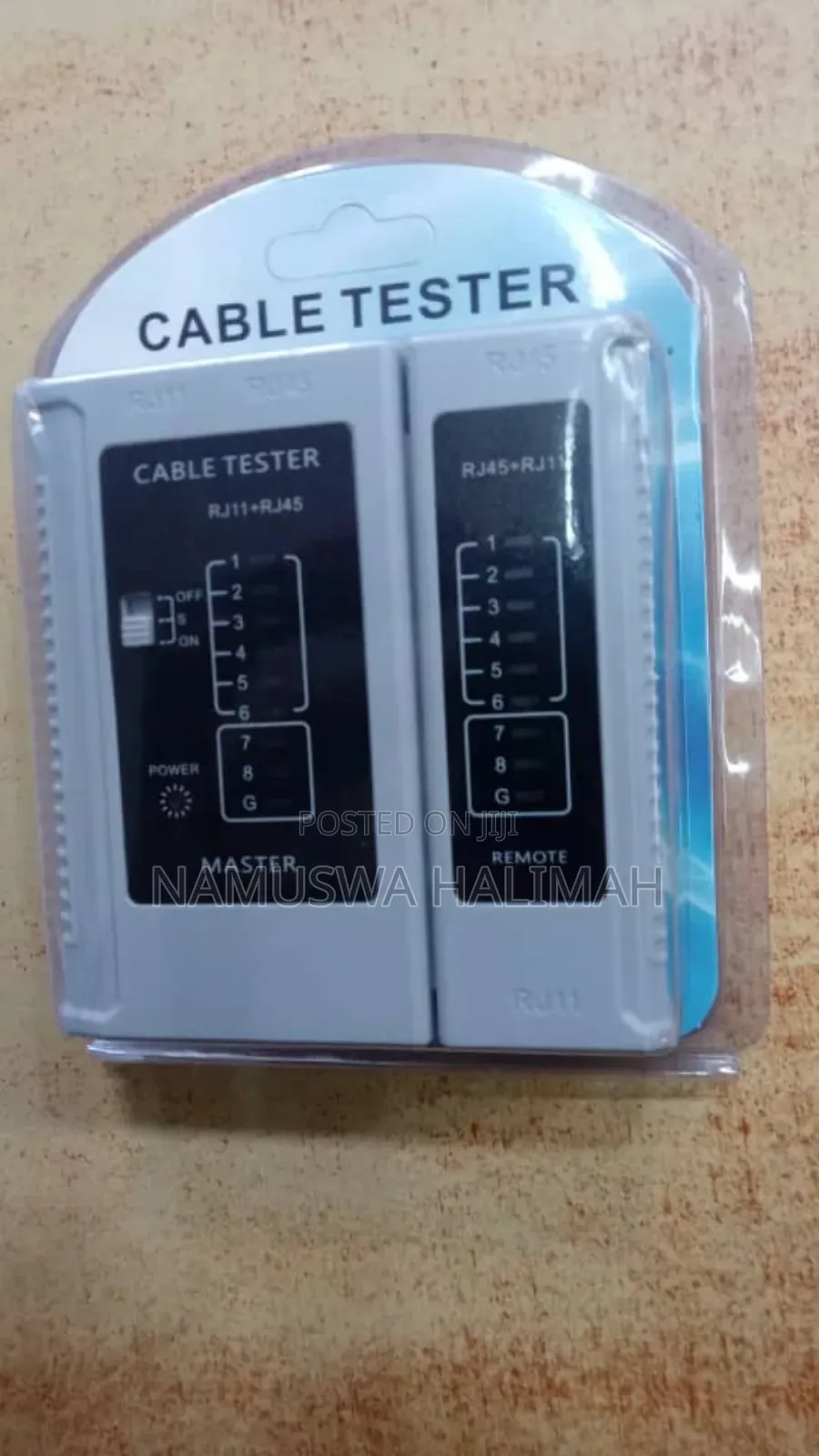 Network Cable Tester for Rj45 and Rj11 Cables