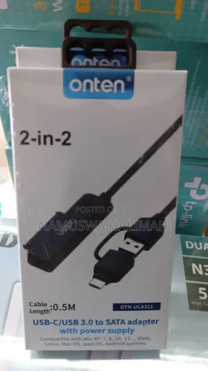 Onten Otn-Uca311 Usb-C/Usb 3.0 to Sata Adapter.