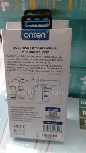Onten Otn-Uca311 Usb-C/Usb 3.0 to Sata Adapter.