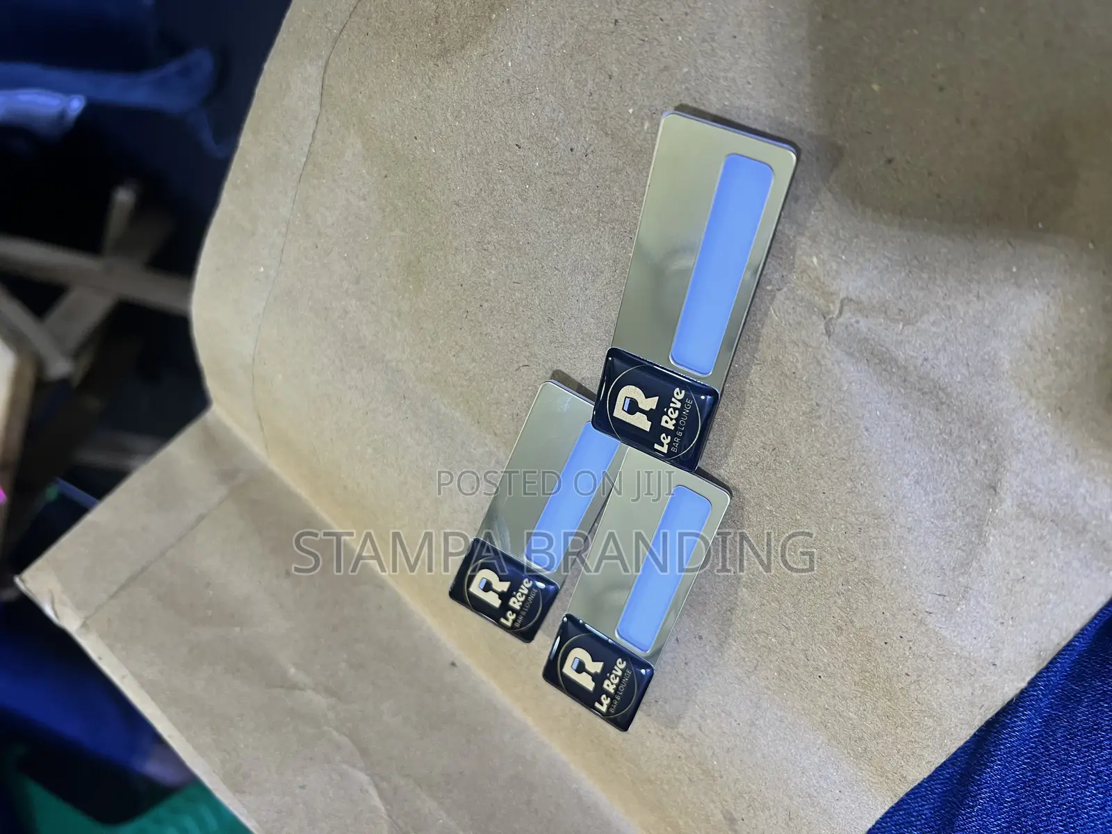 Gold Name Tags