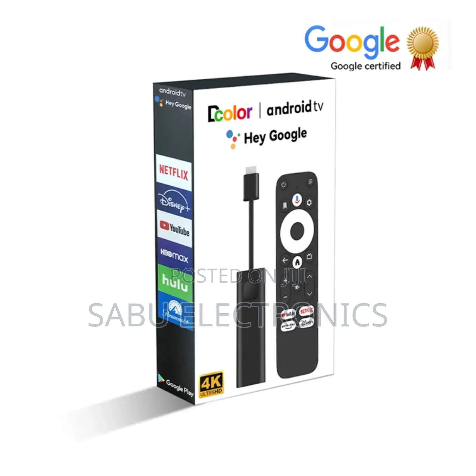 Smart Android Tv Stick Ultrahd- Voice Control With Google Assistant