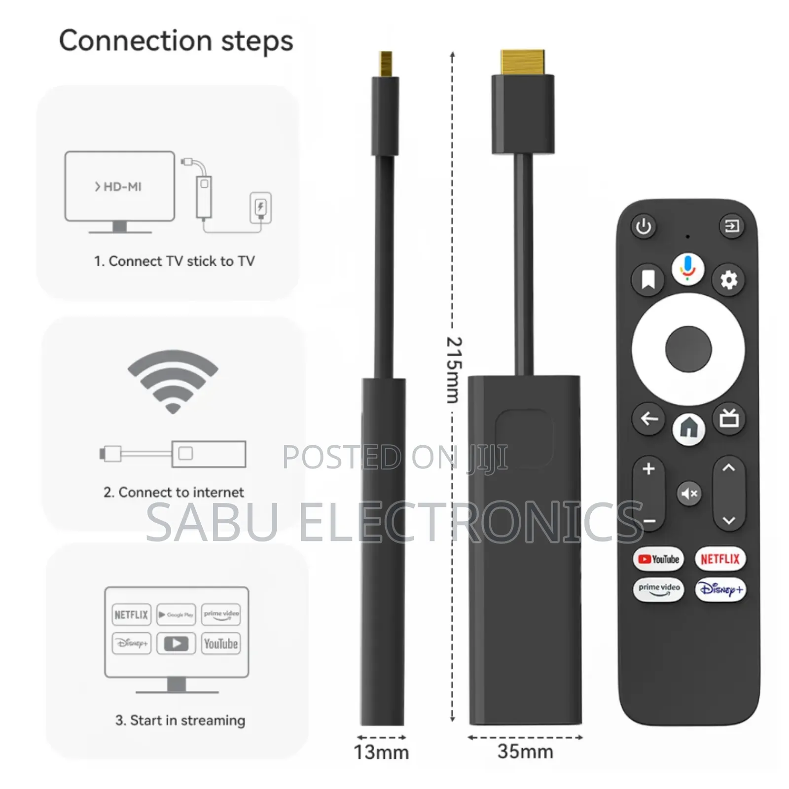 Smart Android Tv Stick Ultrahd- Voice Control With Google Assistant