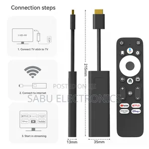 Smart Android Tv Stick Ultrahd- Voice Control With Google Assistant