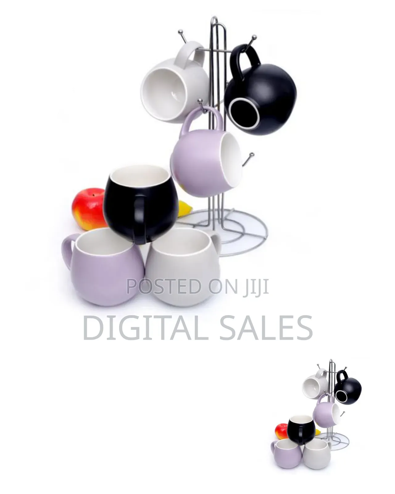 6 Pieces of Pot Shaped Tea Cups Coffee Mugs