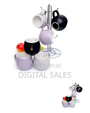 6 Pieces of Pot Shaped Tea Cups Coffee Mugs