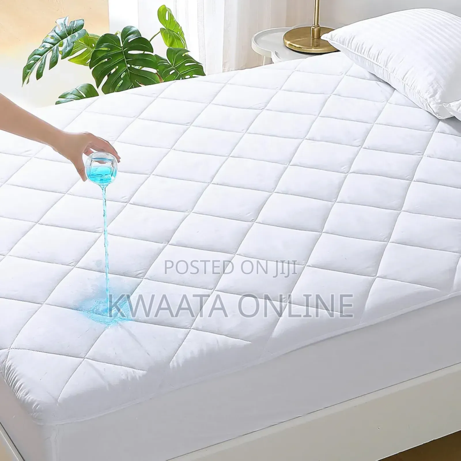 Waterproof Mattress Protector, Soft Breathable Pad, Noiseless Cover