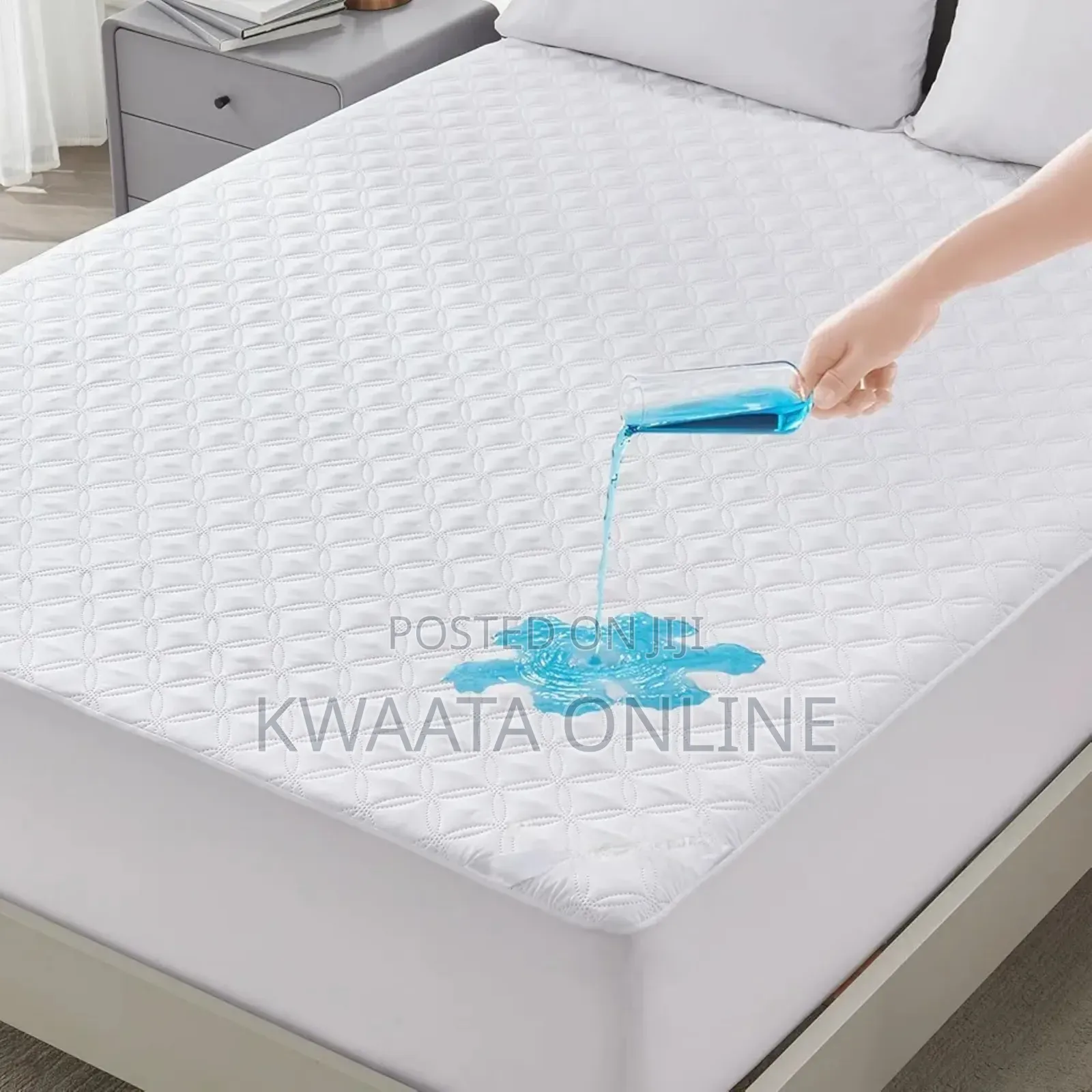 Waterproof Mattress Protector, Soft Breathable Pad, Noiseless Cover
