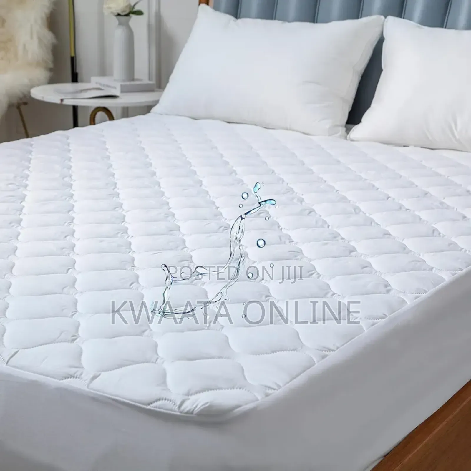 Waterproof Mattress Protector, Soft Breathable Pad, Noiseless Cover