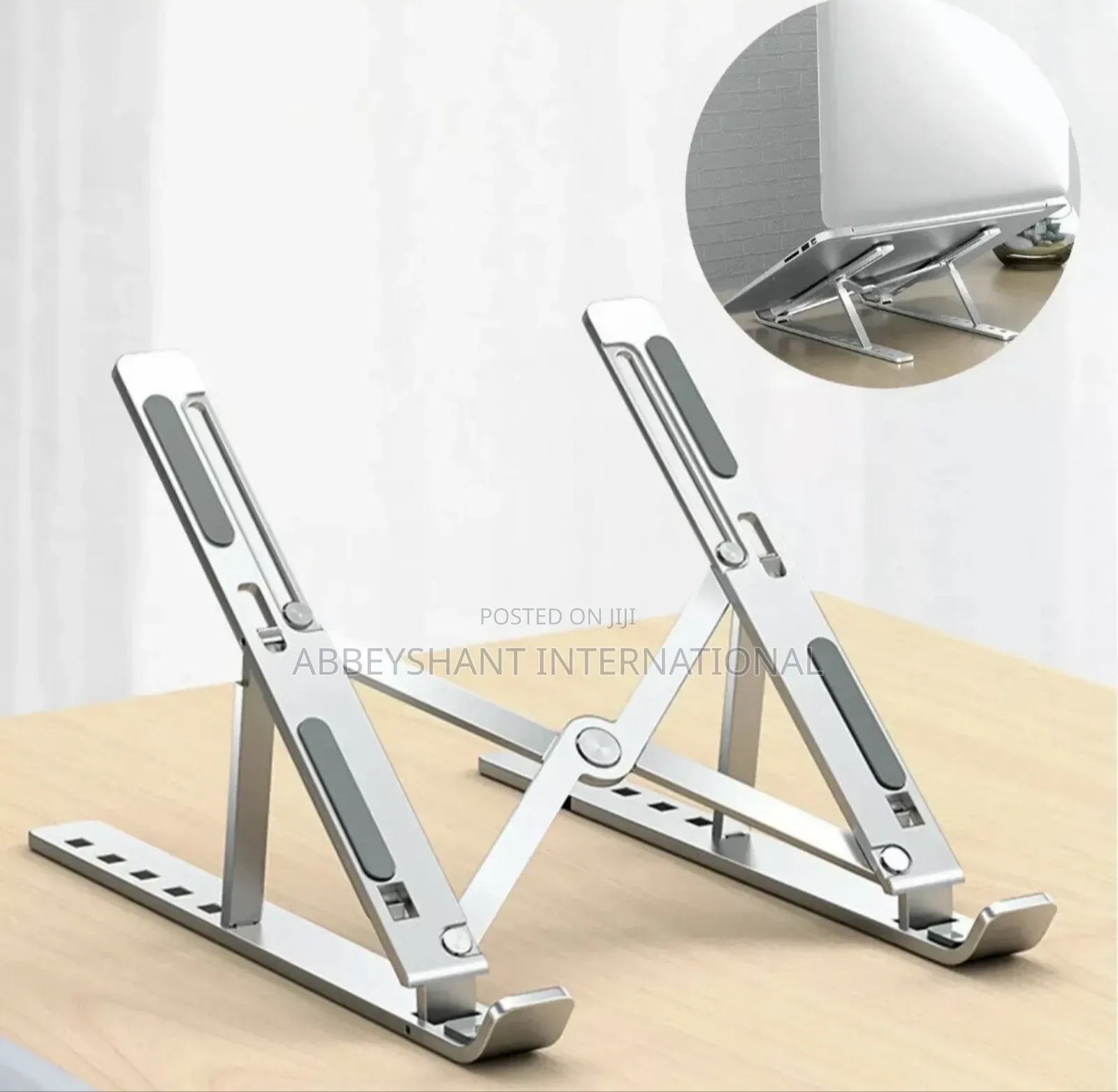 Laptop Stand Tablet Holder Foldable Portable Adjustable Aluminum Alloy