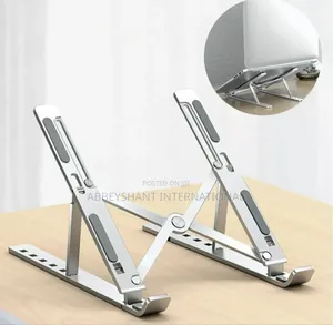 Laptop Stand Tablet Holder Foldable Portable Adjustable Aluminum Alloy