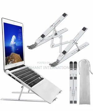 Laptop Stand Tablet Holder Foldable Portable Adjustable Aluminum Alloy