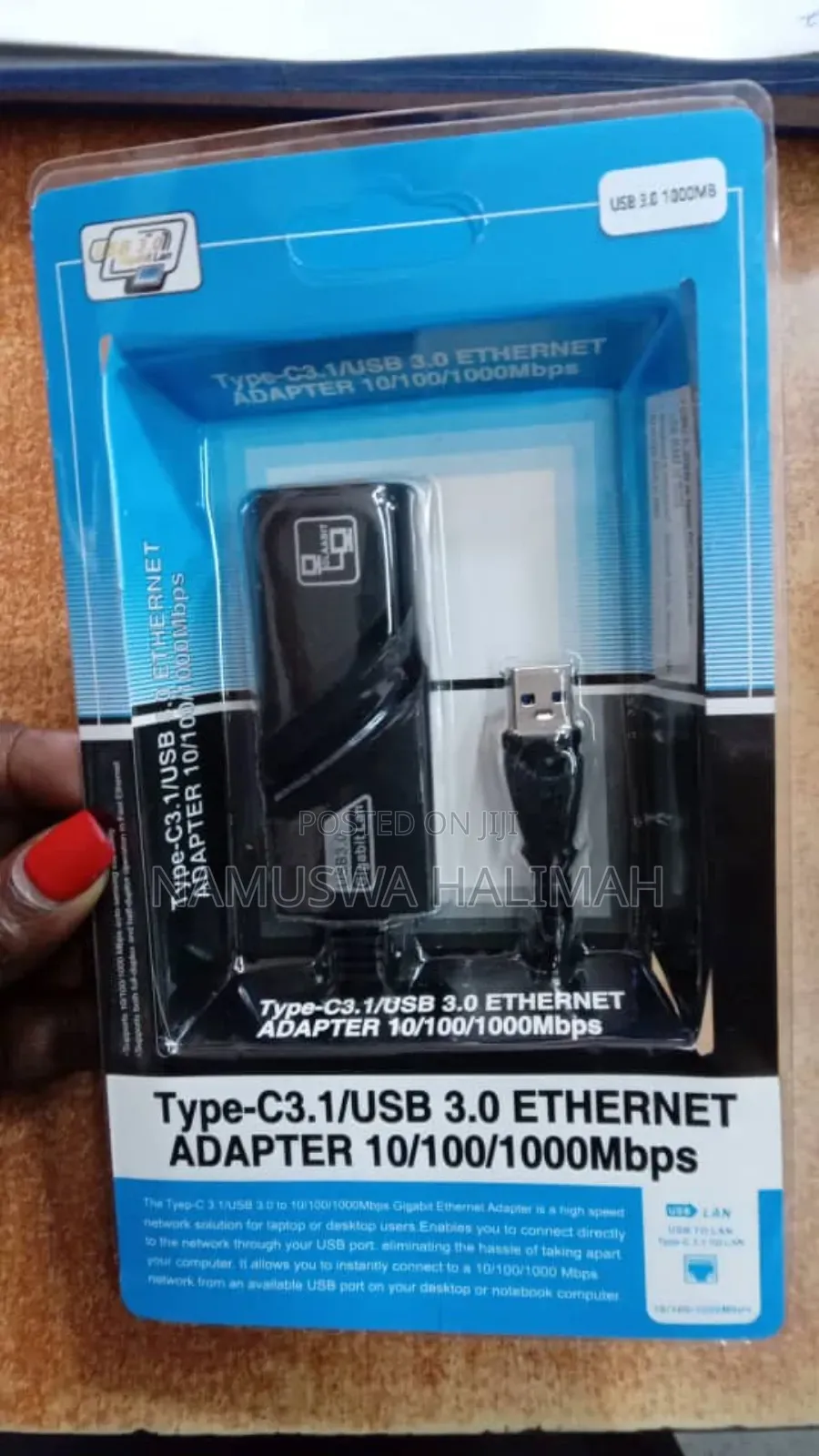 Usb 3.0 to Gigabit Ethernet Network Adapter.