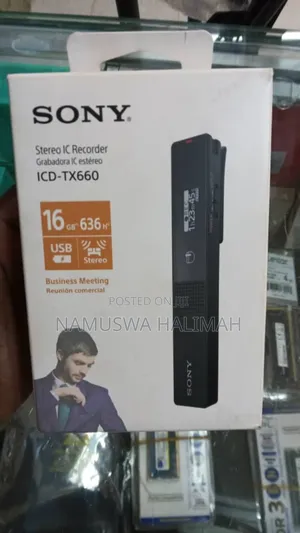 Sony Icd-Tx660, a Digital Stereo Ic Recorder.
