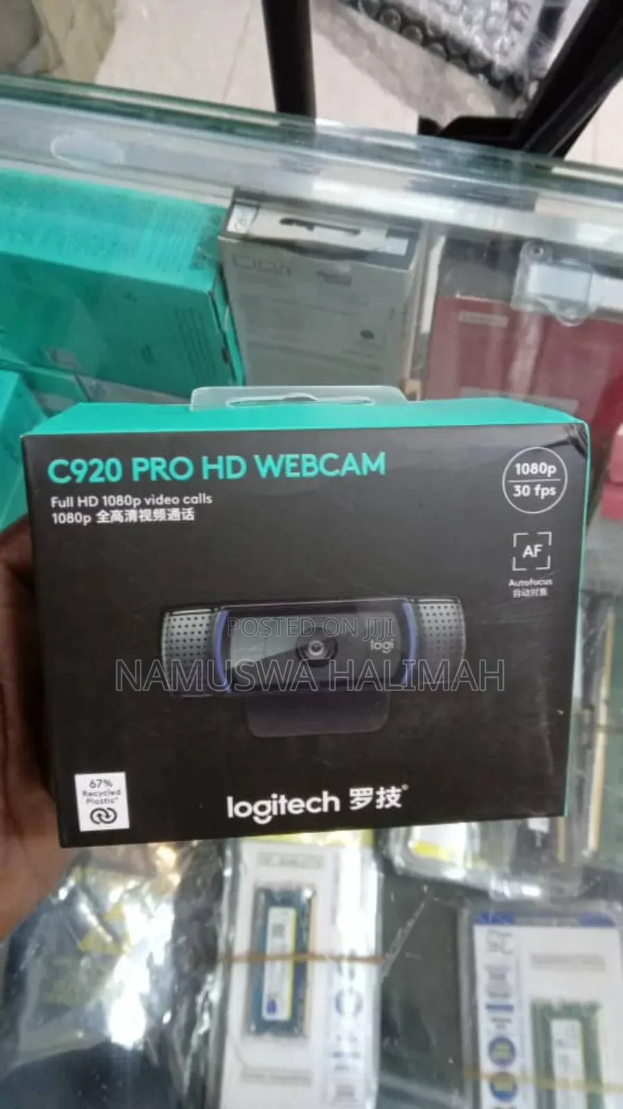 Logitech C920 Pro Hd Webcam.