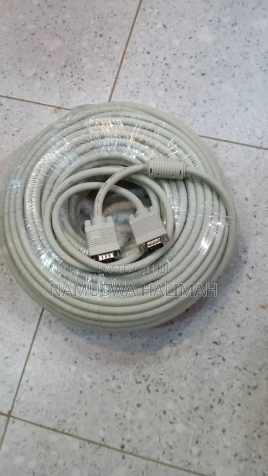 Vga (Video Graphics Array) Cable Grey