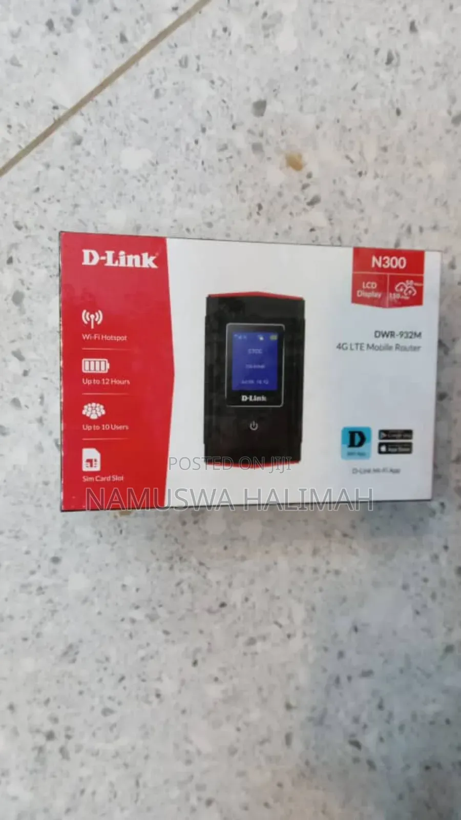 D-Link DWR-932m 4g/Lte Mobile Router.