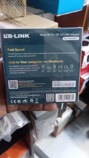 Lb-Link Nano Wi-Fi+Bt4.2 Usb Adapter, Model Bl-Wn600bt.