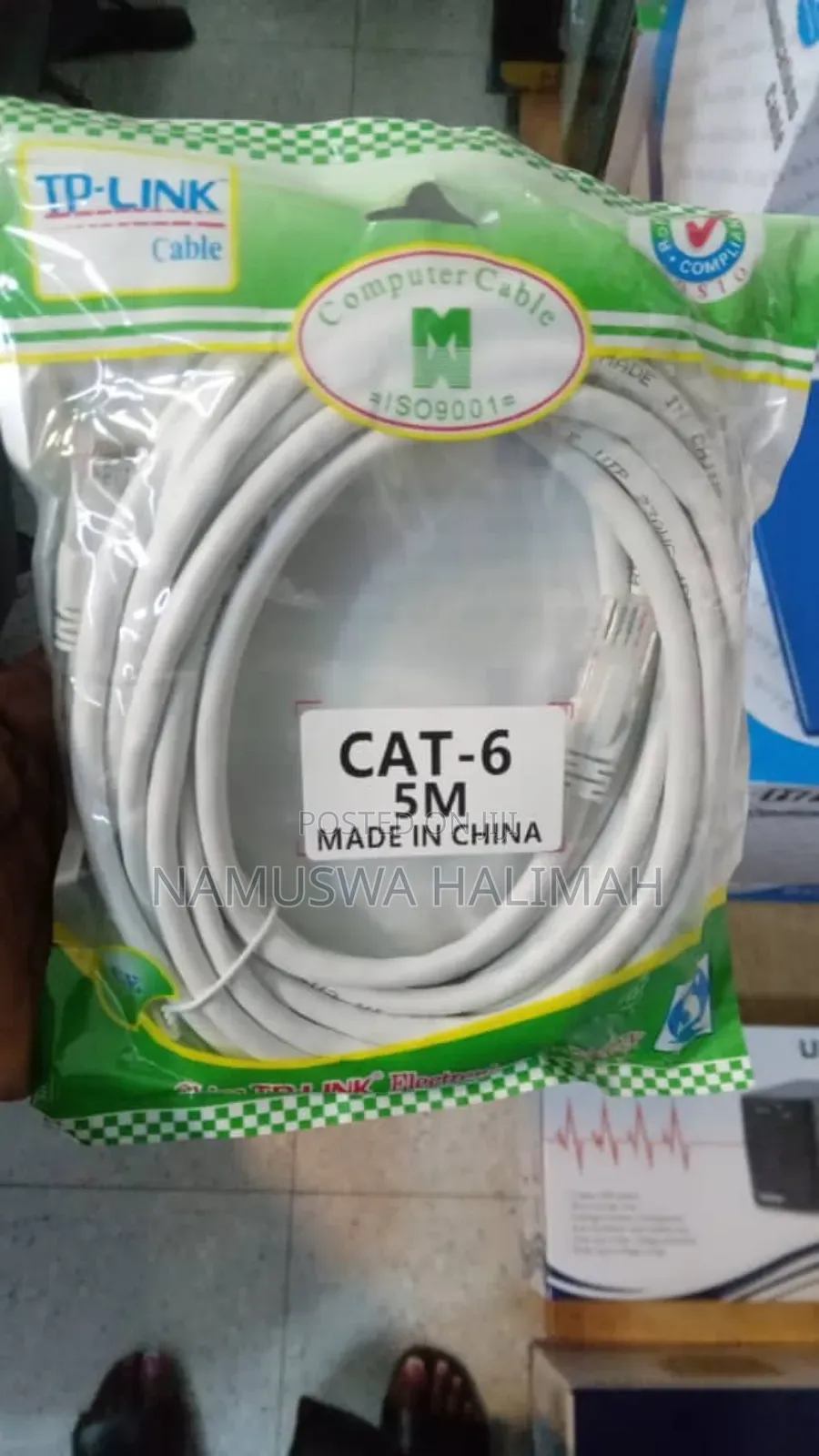 Tp-Link Cat-6 Ethernet Cable, 5 Meters in Length.