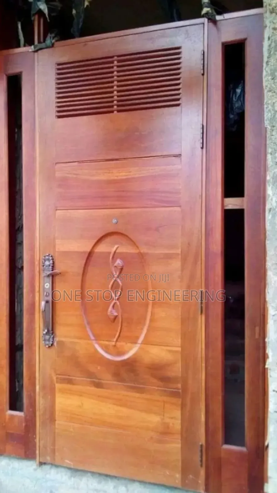 Beautiful Wooden Security Door