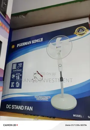 German King Solar Stand Fan. Dc Stand Fan