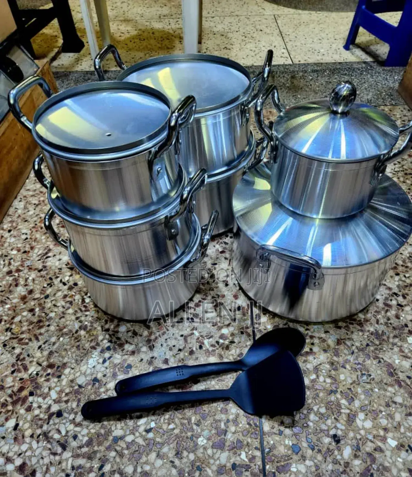 Tornado Brand Cooking Pot Set.