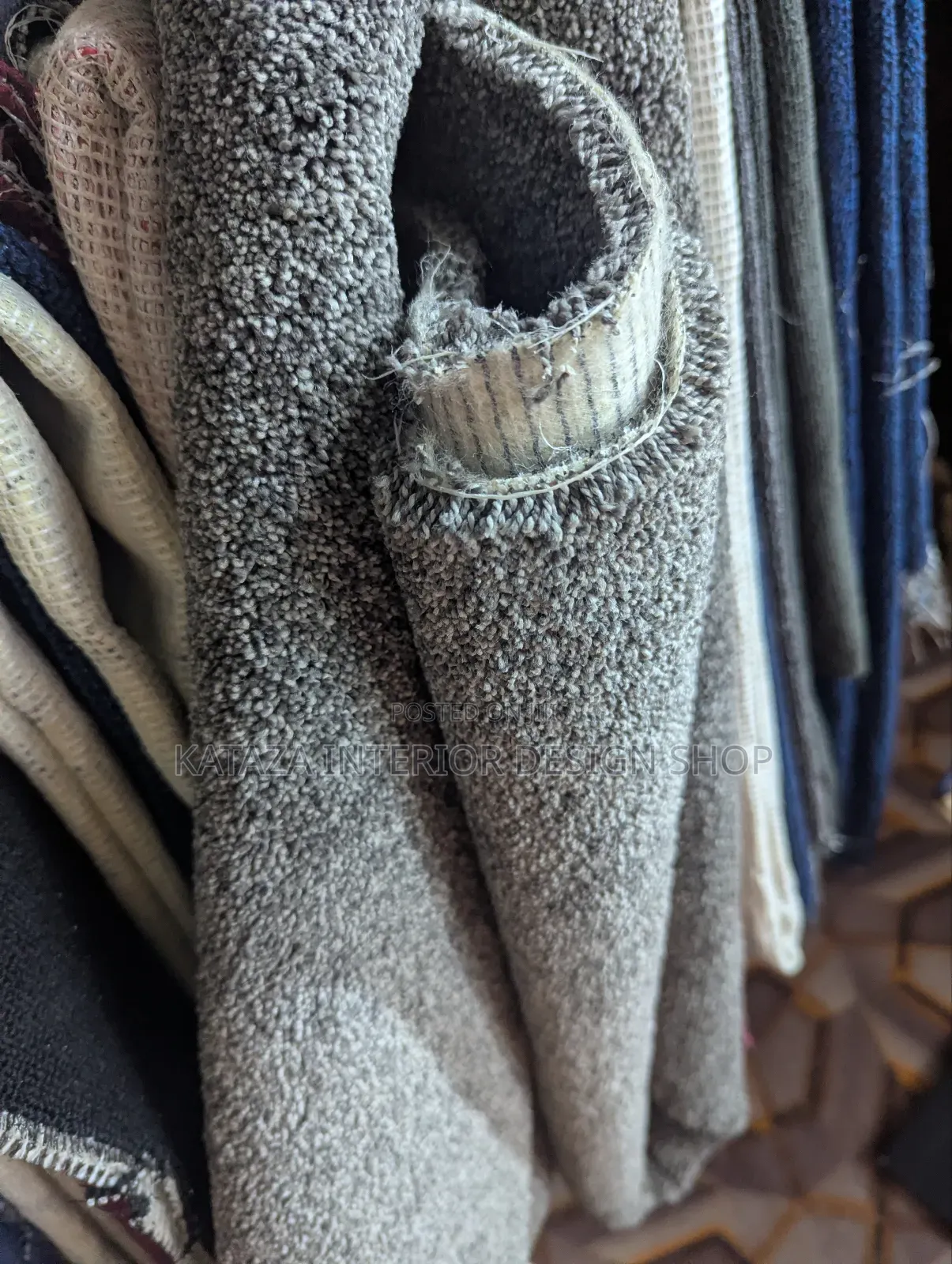 Gray Soft Galaxy Carpets Available