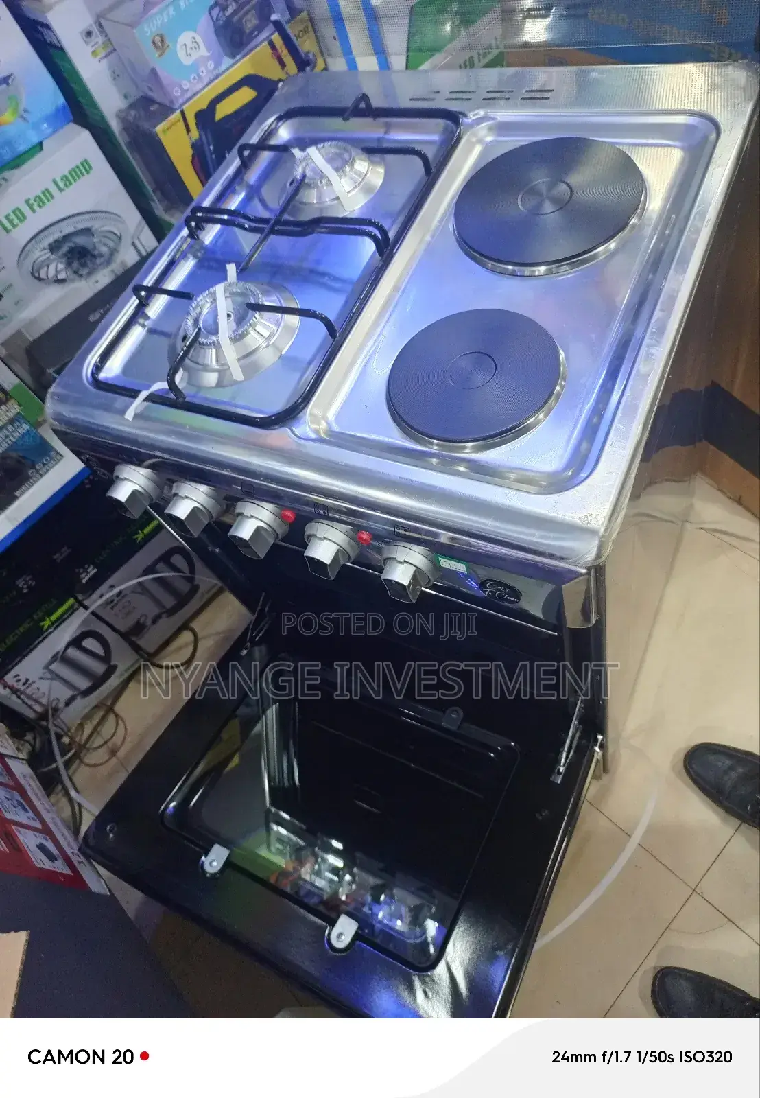 Ambassador 2by2 Cooker. 60by60 Cooker With an Electric Oven