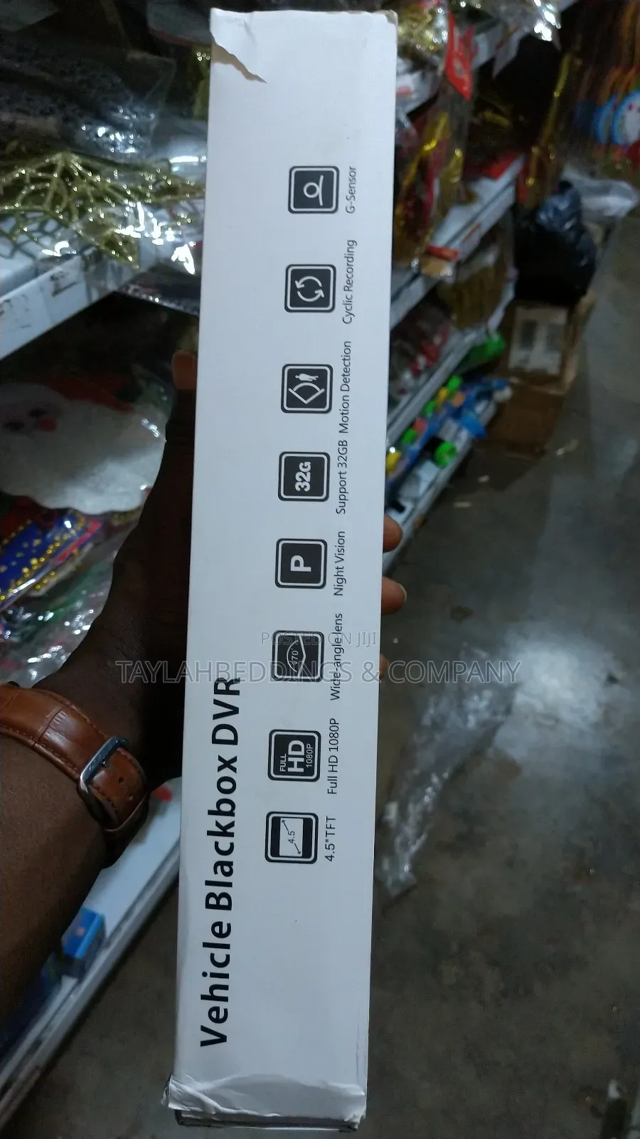 Smart Rear View Mirror Camera Driving Recorder With Night Vision
