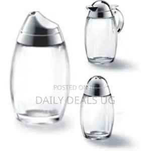 Acrylic Salt Pepper Shaker Oil Vinegar Honey Condiment Bottle Cruet