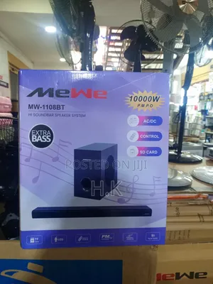 Mewe Mw-1108bt Hi Soundbar Speaker System.