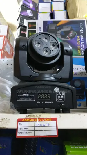 Led Head Moving Stage Light, RGBW Double Side Double Face Mini Head