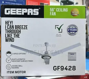 Geepas Ceiling Fan 3 Speed, Double Bearing | 3 Blade