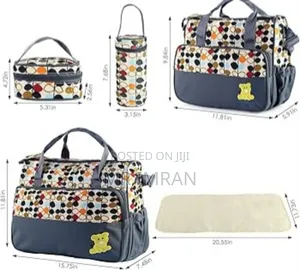 5pc Mummy Baby Bag Set