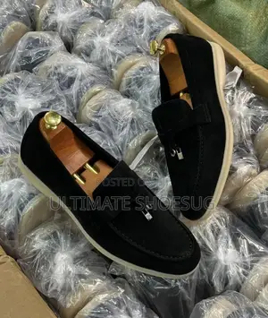 Loro Piana Mens Suede Loafers