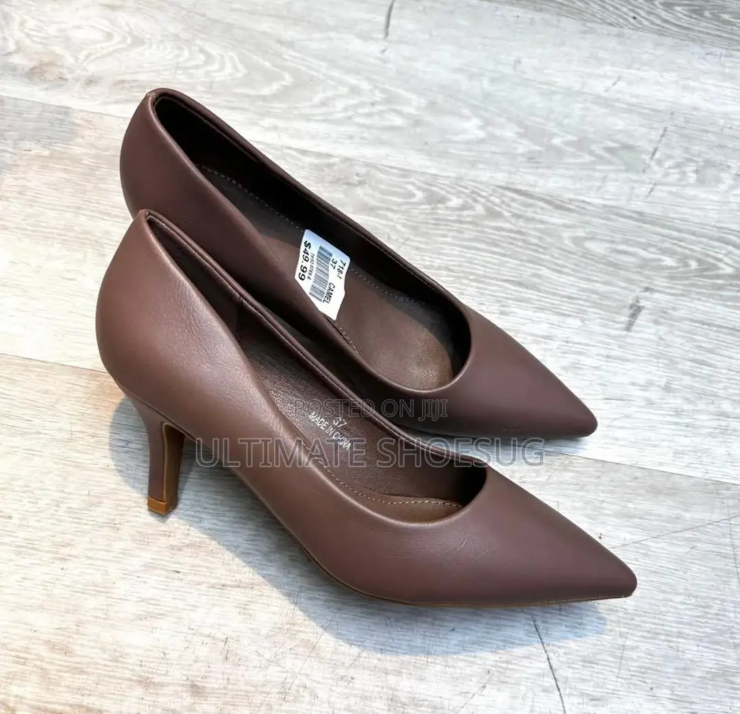 Impo Short Heel Leather Closed Heels