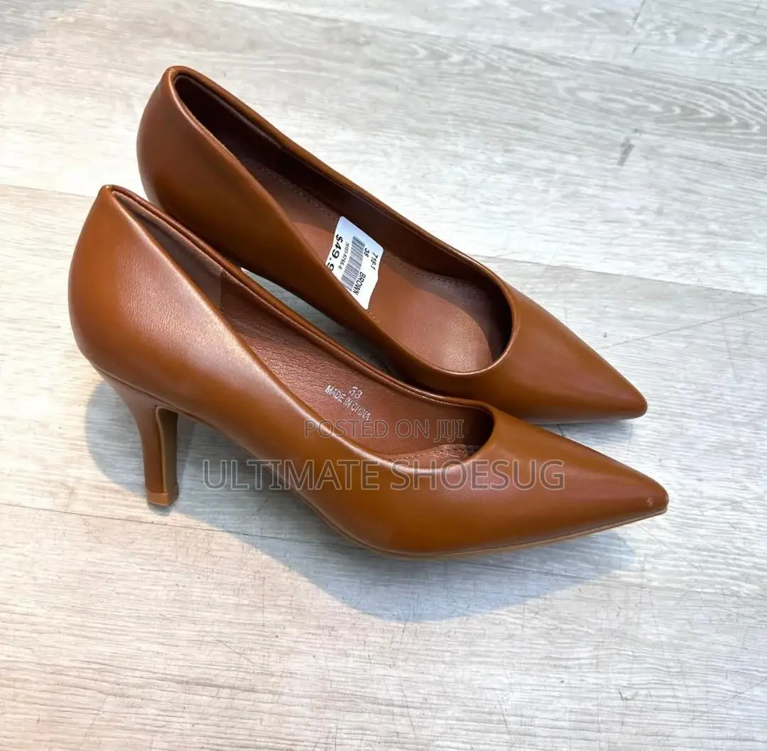 Impo Short Heel Leather Closed Heels