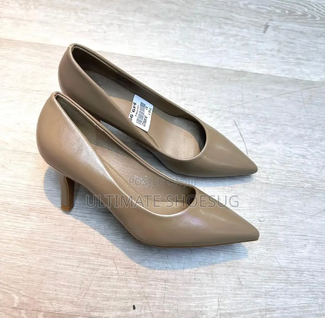 Impo Short Heel Leather Closed Heels