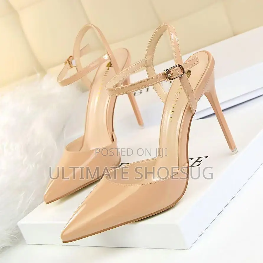 Big Tree Sharp Heel Shoes