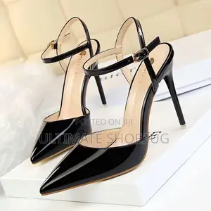 Big Tree Sharp Heel Shoes